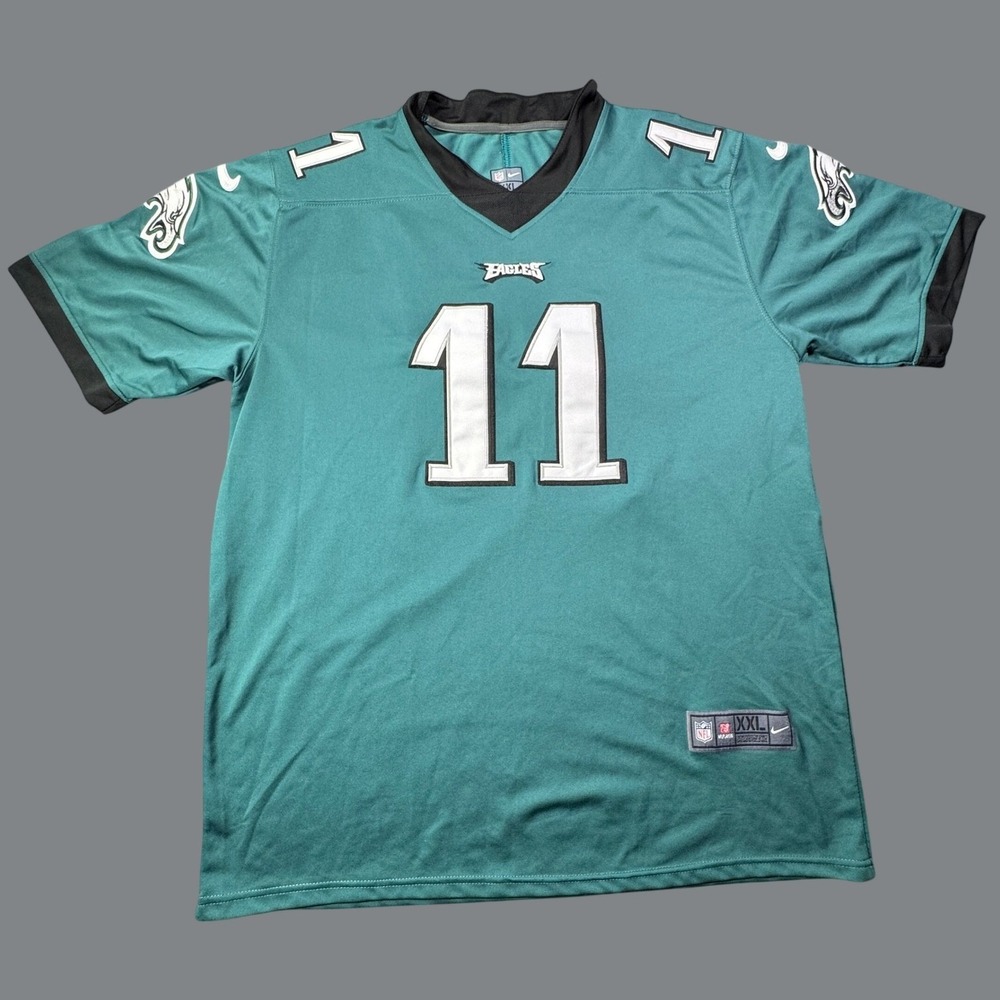 Carson Wentz 11 Philadelphia Eagles Nike Jersey Mens XXL Green Football NFL